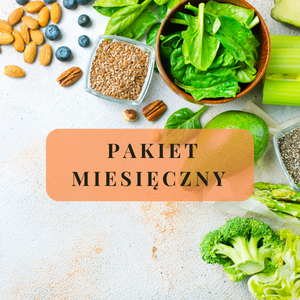 Pakiet miesięczny dietetyk kliniczny, dietetyk on-line, dietetyk Śląsk
